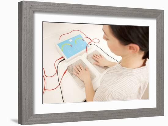 Iontophoresis for Excess Sweating-Science Photo Library-Framed Photographic Print