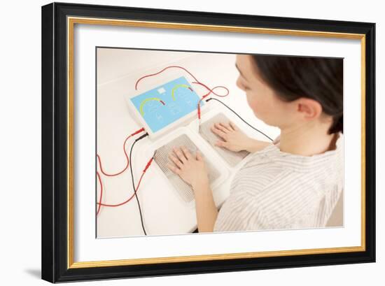 Iontophoresis for Excess Sweating-Science Photo Library-Framed Photographic Print