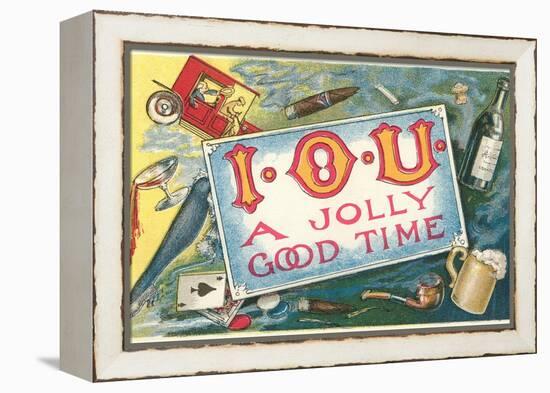 Iou a Jolly Good Time-null-Framed Premier Image Canvas