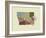 Iowa State Map-Lanre Adefioye-Framed Giclee Print