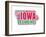 Iowa Word Cloud Map-NaxArt-Framed Art Print