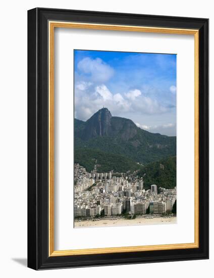 Ipanema and Corcovado, Rio De Janeiro, Brazil, South America-Alex Robinson-Framed Photographic Print