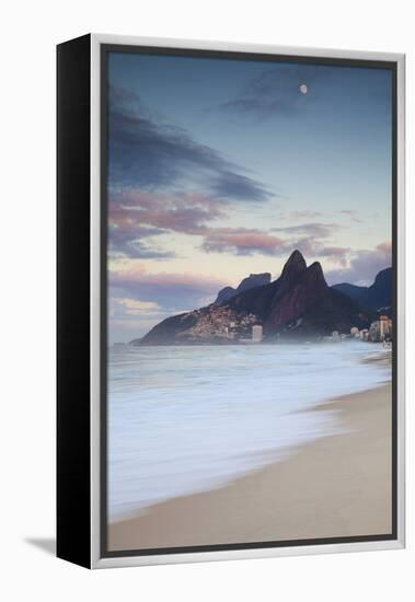 Ipanema Beach at Dawn, Rio De Janeiro, Brazil-Ian Trower-Framed Premier Image Canvas