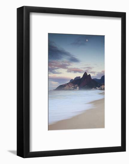 Ipanema Beach at Dawn, Rio De Janeiro, Brazil-Ian Trower-Framed Photographic Print