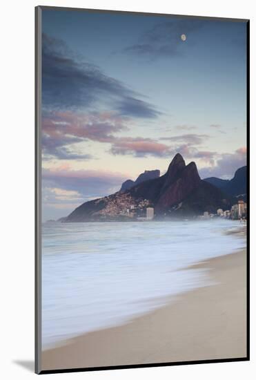 Ipanema Beach at Dawn, Rio De Janeiro, Brazil-Ian Trower-Mounted Photographic Print