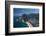 Ipanema Beach, Morro Dois Irmaos, and Vidigal Favela (left), Rio de Janeiro, Brazil-David Wall-Framed Photographic Print