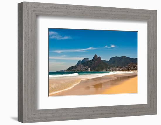 Ipanema Beach on Sunny Summer Day-dabldy-Framed Photographic Print