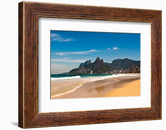 Ipanema Beach on Sunny Summer Day-dabldy-Framed Photographic Print