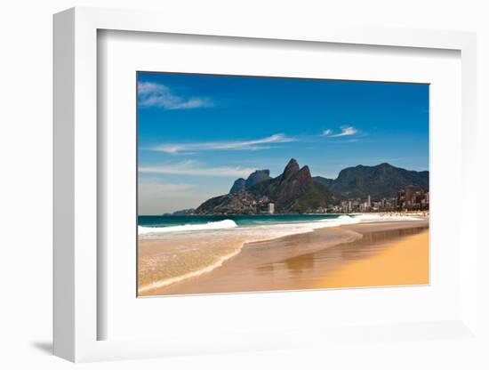 Ipanema Beach on Sunny Summer Day-dabldy-Framed Photographic Print