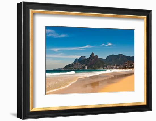 Ipanema Beach on Sunny Summer Day-dabldy-Framed Photographic Print