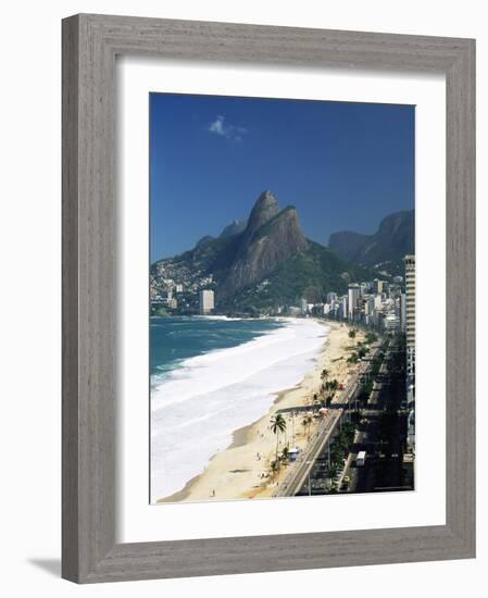 Ipanema Beach, Rio De Janeiro, Brazil, South America-Sergio Pitamitz-Framed Photographic Print