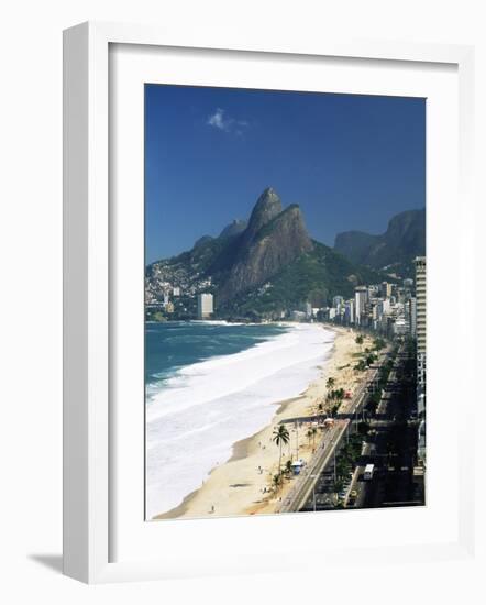 Ipanema Beach, Rio De Janeiro, Brazil, South America-Sergio Pitamitz-Framed Photographic Print