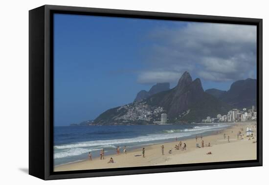 Ipanema Beach, Rio De Janeiro, Brazil, South America-Angelo-Framed Premier Image Canvas