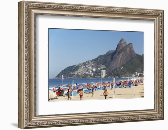 Ipanema Beach, Rio de Janeiro, Brazil, South America-Ian Trower-Framed Photographic Print