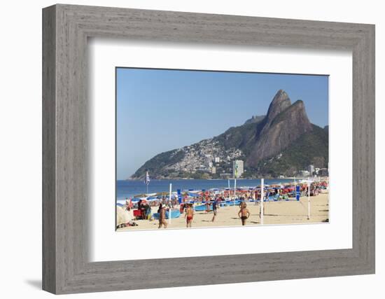 Ipanema Beach, Rio de Janeiro, Brazil, South America-Ian Trower-Framed Photographic Print