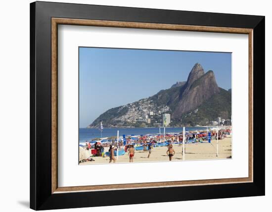 Ipanema Beach, Rio de Janeiro, Brazil, South America-Ian Trower-Framed Photographic Print