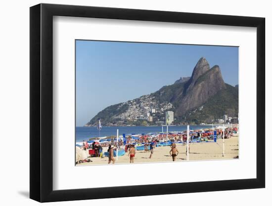 Ipanema Beach, Rio de Janeiro, Brazil, South America-Ian Trower-Framed Photographic Print