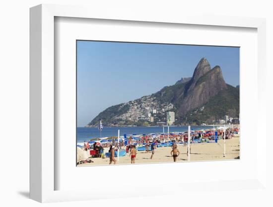 Ipanema Beach, Rio de Janeiro, Brazil, South America-Ian Trower-Framed Photographic Print