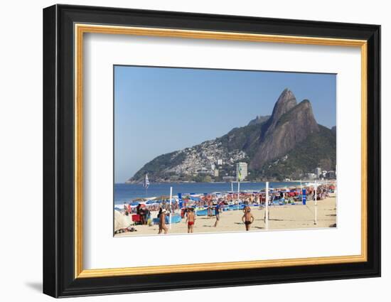 Ipanema Beach, Rio de Janeiro, Brazil, South America-Ian Trower-Framed Photographic Print