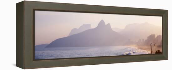Ipanema Beach Rio De Janeiro Brazil-null-Framed Premier Image Canvas