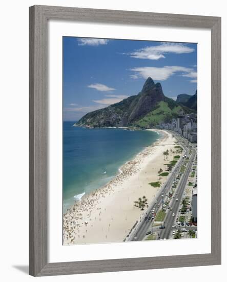 Ipanema Beach, Rio de Janeiro, Brazil-null-Framed Photographic Print