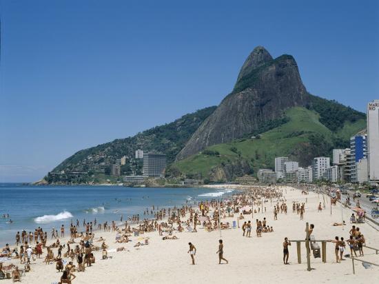 Ipanema Beach Rio De Janeiro Brazil Photographic Print By Art