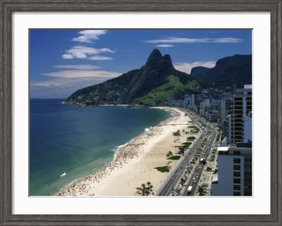 Ipanema Beach Rio De Janeiro Brazil Photographic Print Art Com