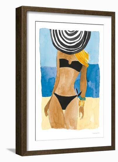 Ipanema Girl No Words-Mercedes Lopez Charro-Framed Art Print