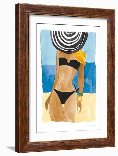 Ipanema Girl No Words-Mercedes Lopez Charro-Framed Art Print