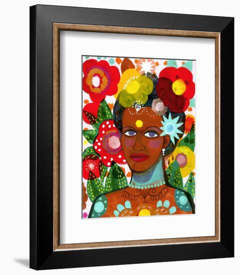 Ipanema Girl-Mercedes Lagunas-Framed Art Print