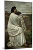 Iphigenia, Feuerbach's favourite Roman model " Nana". Oil on canvas (1871) 192.5 x 126.5 cm.-Anselm Feuerbach-Mounted Giclee Print