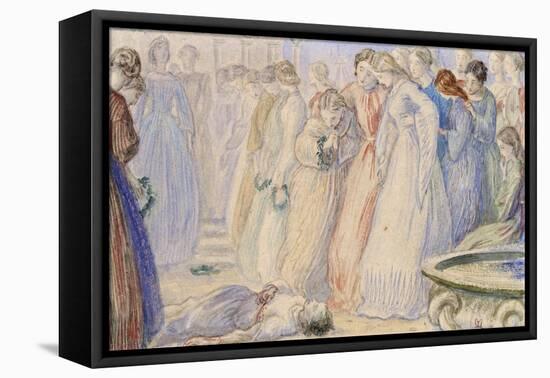 Iphis and Anaxarete-John Everett Millais-Framed Premier Image Canvas