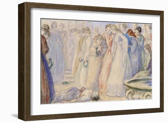 Iphis and Anaxarete-John Everett Millais-Framed Giclee Print