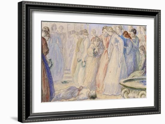 Iphis and Anaxarete-John Everett Millais-Framed Giclee Print