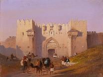 Jerusalem, Damascus Gate-Ippolito Caffi-Art Print