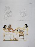 Ancient Egyptain Fresco, 19th Century-Ippolito Rosellini-Giclee Print