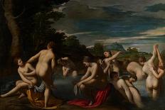 Nymphs at the Bath, C.1600-Ippolito Scarsella-Giclee Print