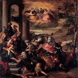 Christ Driving the Money Lenders from the Temple, 1580-1585-Ippolito Scarsellino-Giclee Print