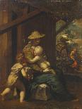 The Holy Family-Ippolito Scarsellino-Giclee Print