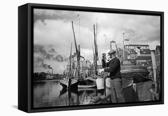 Ipswich Docks, 1946-George Greenwell-Framed Premier Image Canvas