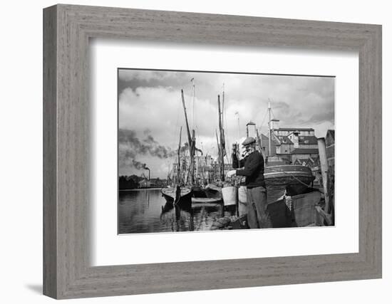 Ipswich Docks, 1946-George Greenwell-Framed Photographic Print