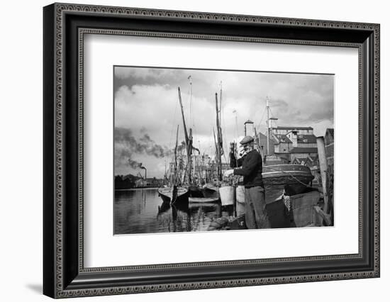 Ipswich Docks, 1946-George Greenwell-Framed Photographic Print