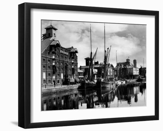 Ipswich Docks-Fred Musto-Framed Photographic Print