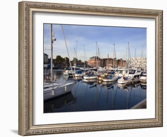 Ipswich Haven Marina, Ipswich, Suffolk, England, United Kingdom, Europe-Mark Sunderland-Framed Photographic Print