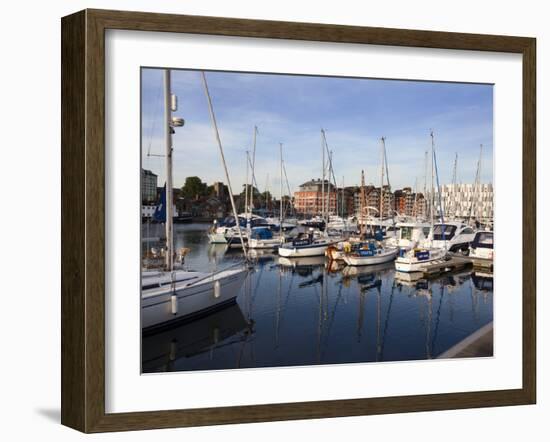 Ipswich Haven Marina, Ipswich, Suffolk, England, United Kingdom, Europe-Mark Sunderland-Framed Photographic Print