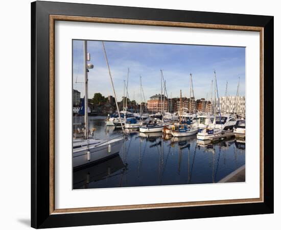 Ipswich Haven Marina, Ipswich, Suffolk, England, United Kingdom, Europe-Mark Sunderland-Framed Photographic Print