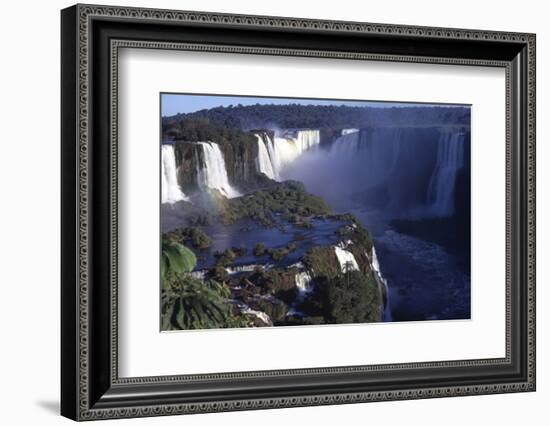 Iquassu (Iguacu) Falls on Brazil-Argentina Border, Once known as Santa Maria Falls-Paul Schutzer-Framed Photographic Print