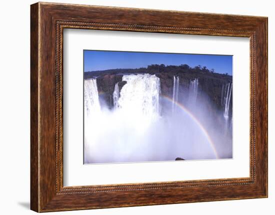 Iquassu (Iguacu) Falls on Brazil-Argentina Border, Once known as Santa Maria Falls-Paul Schutzer-Framed Photographic Print