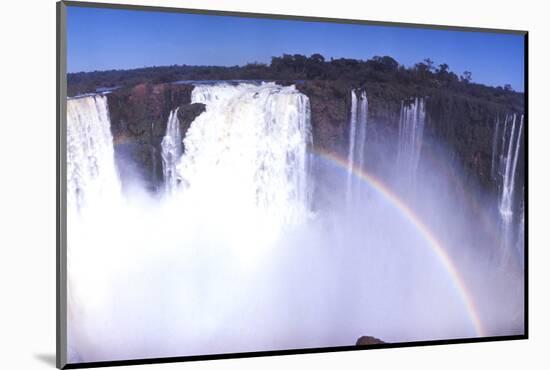 Iquassu (Iguacu) Falls on Brazil-Argentina Border, Once known as Santa Maria Falls-Paul Schutzer-Mounted Photographic Print