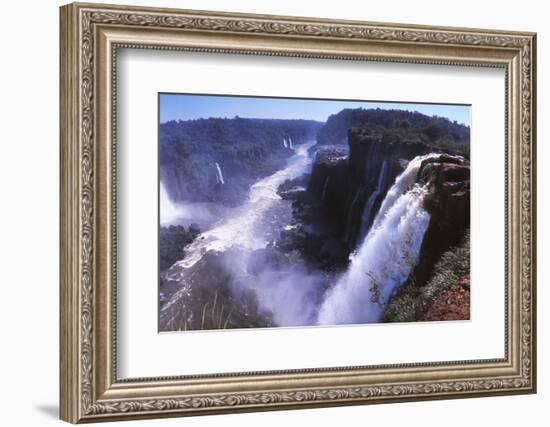 Iquassu (Iguacu) Falls on Brazil-Argentina Border, Once known as Santa Maria Falls-Paul Schutzer-Framed Photographic Print